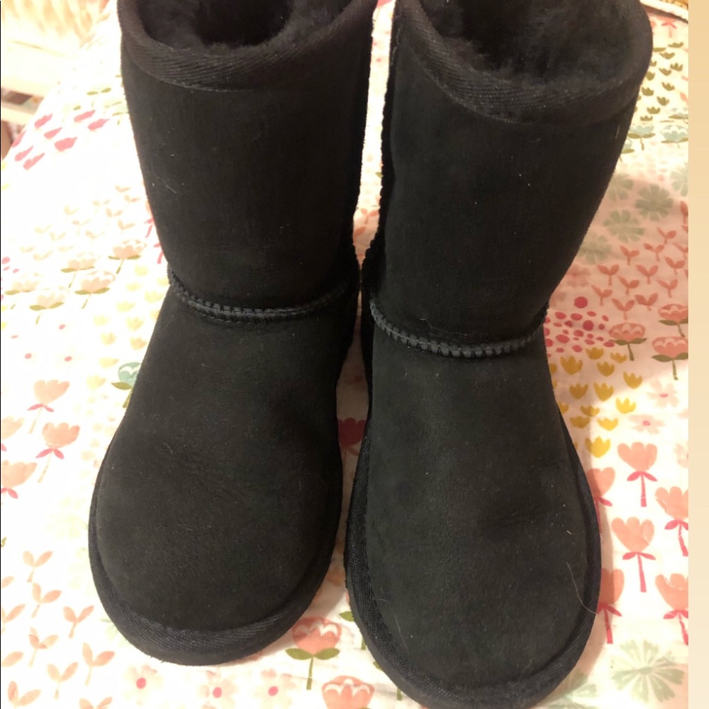 UGG boots black girl size 12